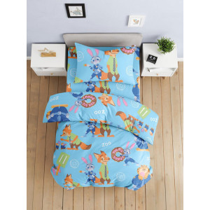Детское постельное белье бязь "Зверомир"