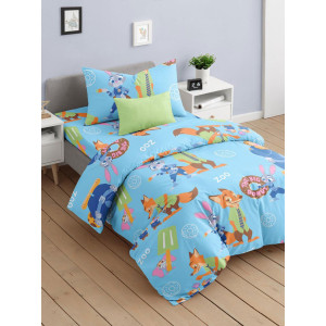 Детское постельное белье бязь "Зверомир"