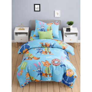 Детское постельное белье бязь "Зверомир"