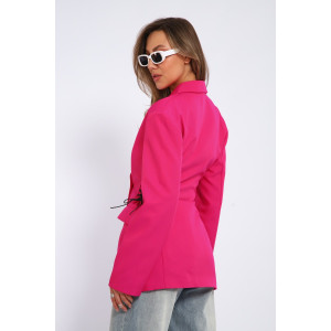 Жакет женский №31952 костюмная ткань (последний размер) фуксия 48