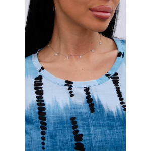 Костюм двойка женский "Азалия 2" кулирка (р-ры: 48-60) голубой