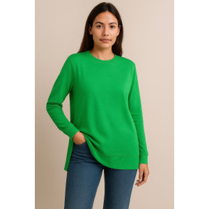 Худи женское №007 вискоза (последний размер) зеленый 50