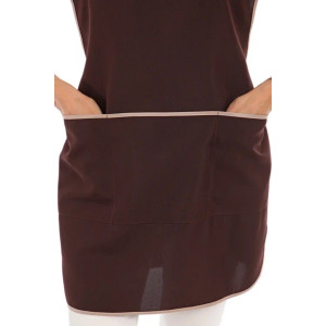 Фартук для продавцов УН-04-174-ГАБ габардин (р-ры: 46-56) коричневый