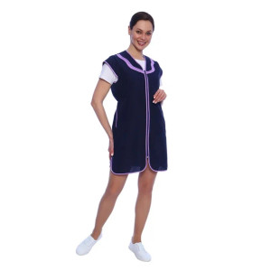 Сарафан для продавцов УН-38-08-ГАБ габардин (р-ры: 42-70) темно-синий