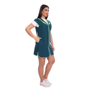 Сарафан для продавцов УН-38-08-ГАБ габардин (р-ры: 42-70) зеленый