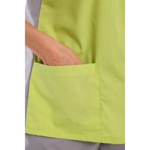 Костюм медицинский женский М-02-164-ТС смесовая ткань (р-ры: 42-62) серый-зеленый Костюм медицинский женский М-02-164-ТС смесовая ткань (р-ры: 42-62) серый-зеленый