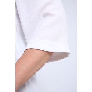 Туника женская №31963 сингапур (последний размер) белый 54,56