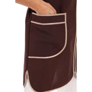 Сарафан для продавцов УН-38-173-ГАБ габардин (р-ры: 44-62) коричневый