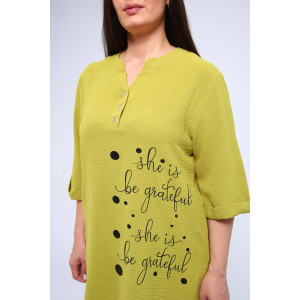 Туника женская №31963 сингапур (последний размер) зеленый 56 Туника женская №31963 сингапур (последний размер) зеленый 56