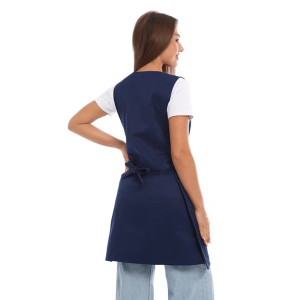 Фартук для продавцов УН-04-320-ГР смесовая ткань (р-ры: 44-54) синий Фартук для продавцов УН-04-320-ГР смесовая ткань (р-ры: 44-54) синий