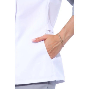 Костюм двойка повара женский ПВ-02-14-ТС смесовая ткань (р-ры: 42-62) белый Костюм двойка повара женский ПВ-02-14-ТС смесовая ткань (р-ры: 42-62) белый