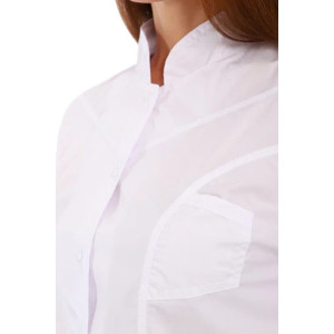 Халат медицинский женский М-20-177-ТС смесовая ткань (р-ры: 42-58) белый Халат медицинский женский М-20-177-ТС смесовая ткань (р-ры: 42-58) белый