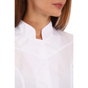 Халат медицинский женский М-20-177-ТС смесовая ткань (р-ры: 42-58) белый Халат медицинский женский М-20-177-ТС смесовая ткань (р-ры: 42-58) белый