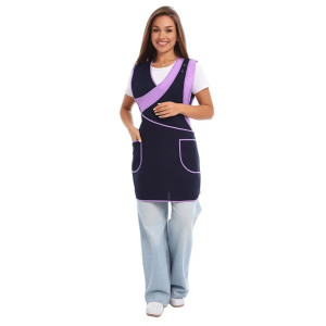 Фартук для продавцов УН-04-315-ГАБ габардин (р-ры: 46-56) темно-синий Фартук для продавцов УН-04-315-ГАБ габардин (р-ры: 46-56) темно-синий