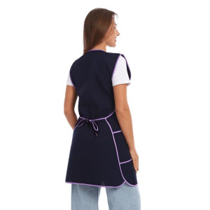 Фартук для продавцов УН-04-315-ГАБ габардин (р-ры: 46-56) темно-синий Фартук для продавцов УН-04-315-ГАБ габардин (р-ры: 46-56) темно-синий
