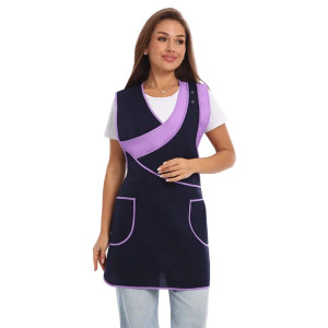 Фартук для продавцов УН-04-315-ГАБ габардин (р-ры: 46-56) темно-синий Фартук для продавцов УН-04-315-ГАБ габардин (р-ры: 46-56) темно-синий