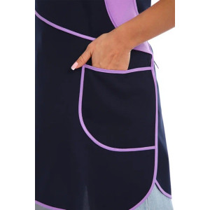 Фартук для продавцов УН-04-315-ГАБ габардин (р-ры: 46-56) темно-синий Фартук для продавцов УН-04-315-ГАБ габардин (р-ры: 46-56) темно-синий