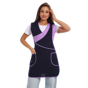 Фартук для продавцов УН-04-315-ГАБ габардин (р-ры: 46-56) темно-синий Фартук для продавцов УН-04-315-ГАБ габардин (р-ры: 46-56) темно-синий