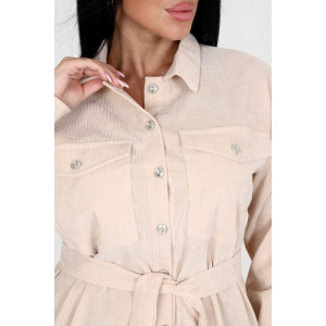 Туника женская №31770 микровельвет (последний размер) бежевый 54 Туника женская №31770 микровельвет (последний размер) бежевый 54