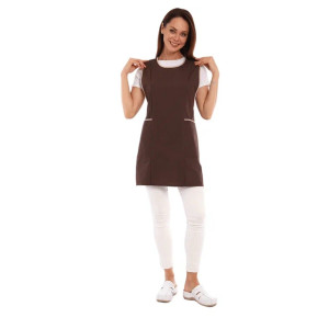 Фартук для продавцов УН-04-170-ТС смесовая ткань (р-ры: 44-54) коричневый Фартук для продавцов УН-04-170-ТС смесовая ткань (р-ры: 44-54) коричневый