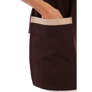 Фартук для продавцов УН-04-169-ТС смесовая ткань (р-ры: 46-56) коричневый Фартук для продавцов УН-04-169-ТС смесовая ткань (р-ры: 46-56) коричневый