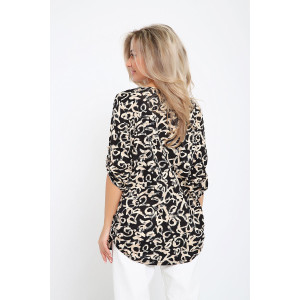 Туника женская №36859 кулирка (последний размер) бежевый 50