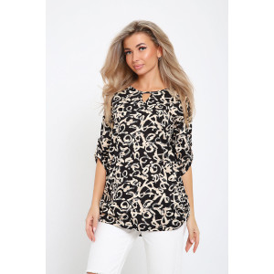 Туника женская №36859 кулирка (последний размер) бежевый 50