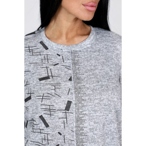 Туника женская №31856 ангора (последний размер) серый 50