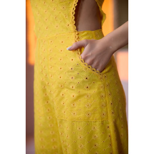 Комбинезон женский №67034 шитье (последний размер) желтый 48 Комбинезон женский №67034 шитье (последний размер) желтый 48