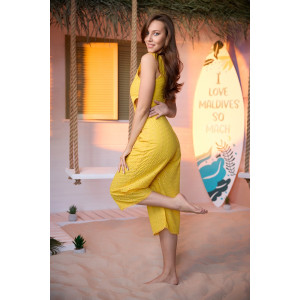 Комбинезон женский №67034 шитье (последний размер) желтый 48 Комбинезон женский №67034 шитье (последний размер) желтый 48