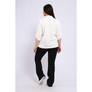 Туника женская №31973 трикотаж букле (последний размер) белый 56