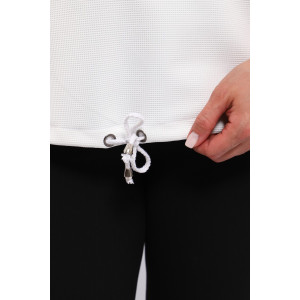 Туника женская №31973 трикотаж букле (последний размер) белый 56