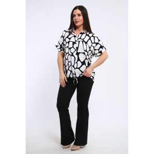 Туника женская №31948 суперсофт (последний размер) белый 54