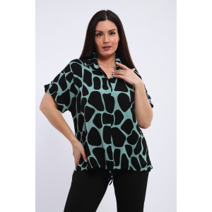 Туника женская №31948 суперсофт (последний размер) зеленый 56,58,60 Туника женская №31948 суперсофт (последний размер) зеленый 56,58,60