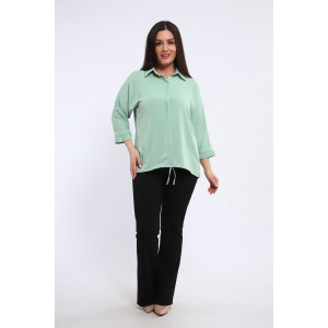 Туника женская №31941 суперсофт (последний размер) зеленый 58,60