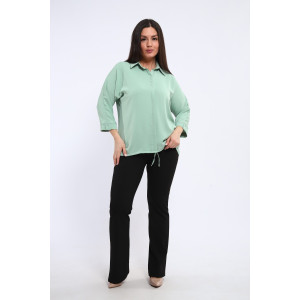 Туника женская №31941 суперсофт (последний размер) зеленый 58,60