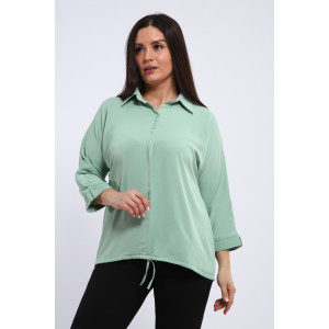Туника женская №31941 суперсофт (последний размер) зеленый 58,60