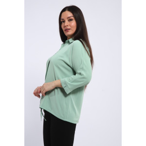 Туника женская №31941 суперсофт (последний размер) зеленый 58,60