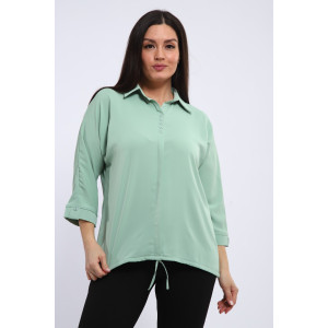Туника женская №31941 суперсофт (последний размер) зеленый 58,60