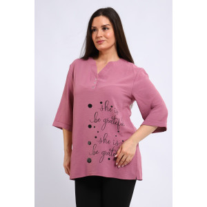 Туника женская №31963 сингапур (последний размер) сирень 56 Туника женская №31963 сингапур (последний размер) сирень 56