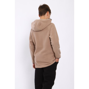 Толстовка детская "Респект" флис (последний размер) кофе 152