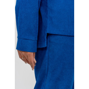 Костюм двойка женский №31861 микровельвет (последний размер) синий 58,60 Костюм двойка женский №31861 микровельвет (последний размер) синий 58,60