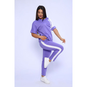 Костюм двойка женский №65057 кулирка (последний размер) сиреневый 54,56,66 Костюм двойка женский №65057 кулирка (последний размер) сиреневый 54,56,66