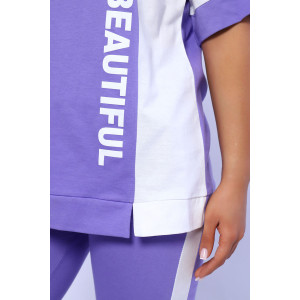 Костюм двойка женский №65057 кулирка (последний размер) сиреневый 54,56,66 Костюм двойка женский №65057 кулирка (последний размер) сиреневый 54,56,66