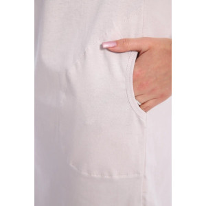 Футболка-туника женская №517 кулирка (последний размер) бежевый мишки 46 Футболка-туника женская №517 кулирка (последний размер) бежевый мишки 46