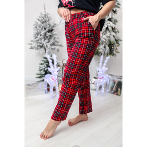 Костюм двойка женский №9091 кулирка (последний размер) синий-клетка 54 Костюм двойка женский №9091 кулирка (последний размер) синий-клетка 54