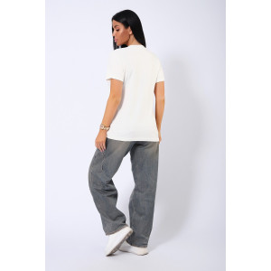 Футболка женская ДФУ-1045 интерлок (последний размер) хаки 60