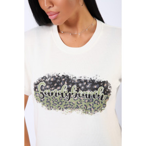 Футболка женская ДФУ-1045 интерлок (последний размер) хаки 60