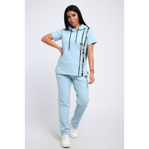 Костюм двойка женский ДКБ-1048 кулирка (последний размер) голубой 48,50,56,58,60 Костюм двойка женский ДКБ-1048 кулирка (последний размер) голубой 48,50,56,58,60