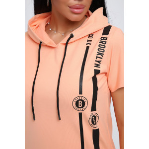 Костюм двойка женский ДКБ-1048 кулирка (последний размер) персиковый 60